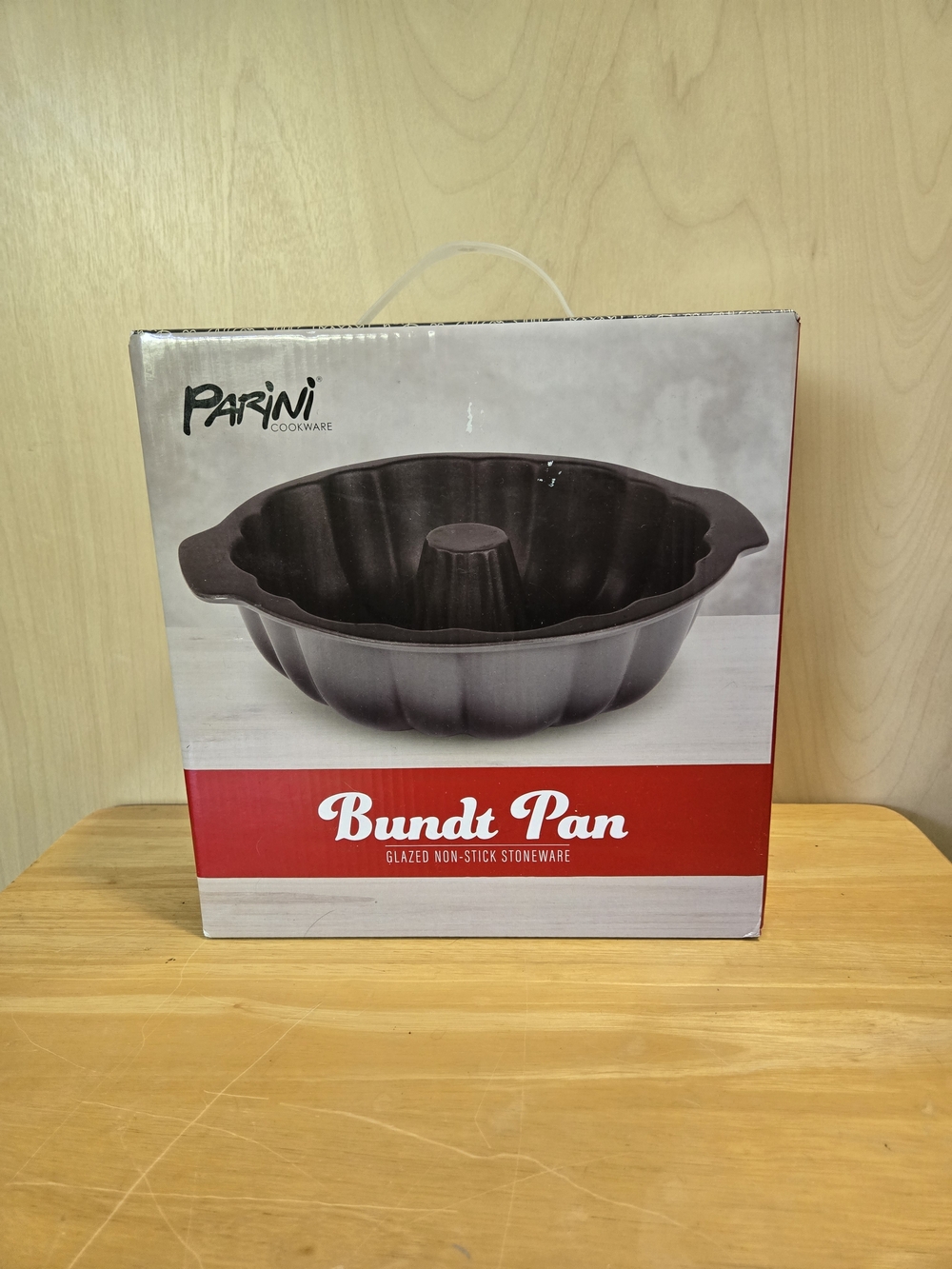 Parini Black Bundt Pan - Glazed Non-Stick Stoneware